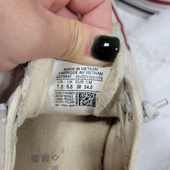 Converse All Star 7.5 Women Low cut sneakers - Picture 6 of 10